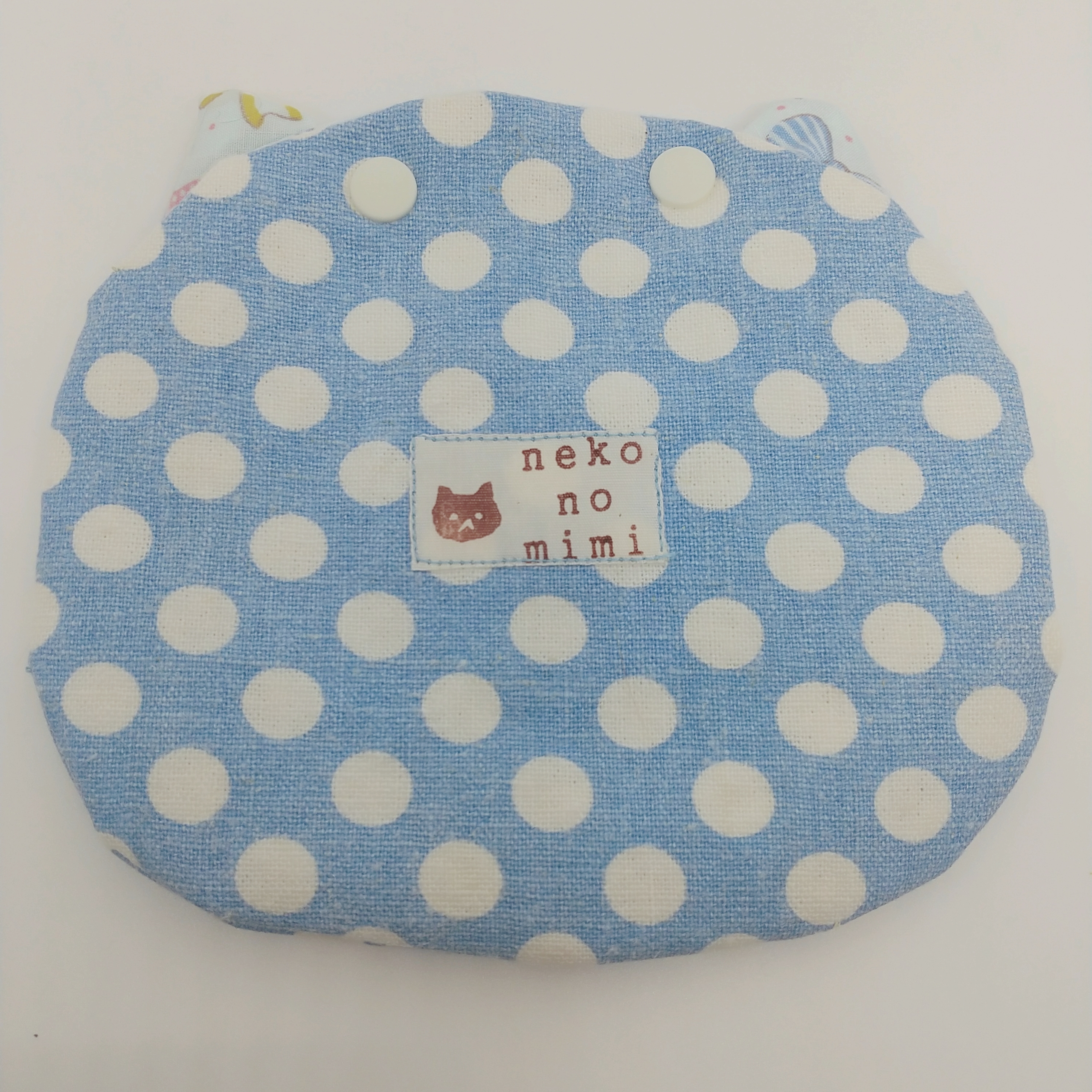 雑貨 生活雑貨 猫型マスクケース 水色水玉 とやまーと 北日本新聞サービスセンターのオンライン商店街 雑貨 生活雑貨 猫型マスクケース 水色水玉 とやまーと 北日本新聞サービスセンターのオンライン商店街