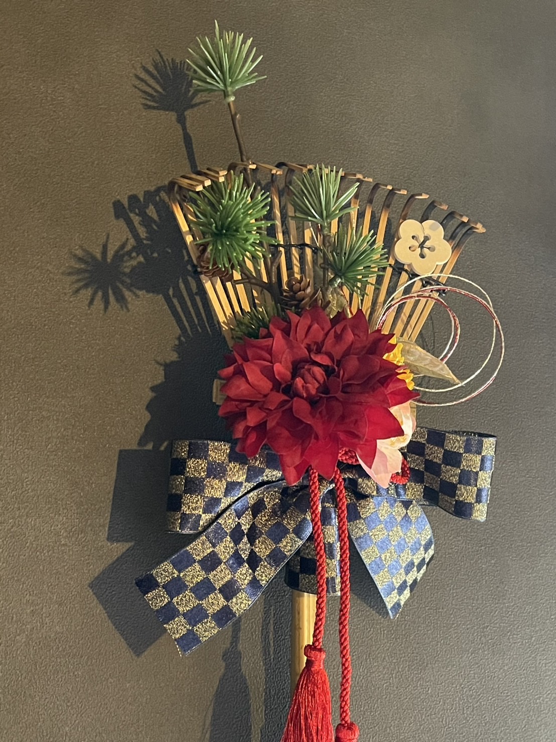 雑貨・工芸品 :: フラワーアレンジ :: お正月飾り【熊手アレンジメント