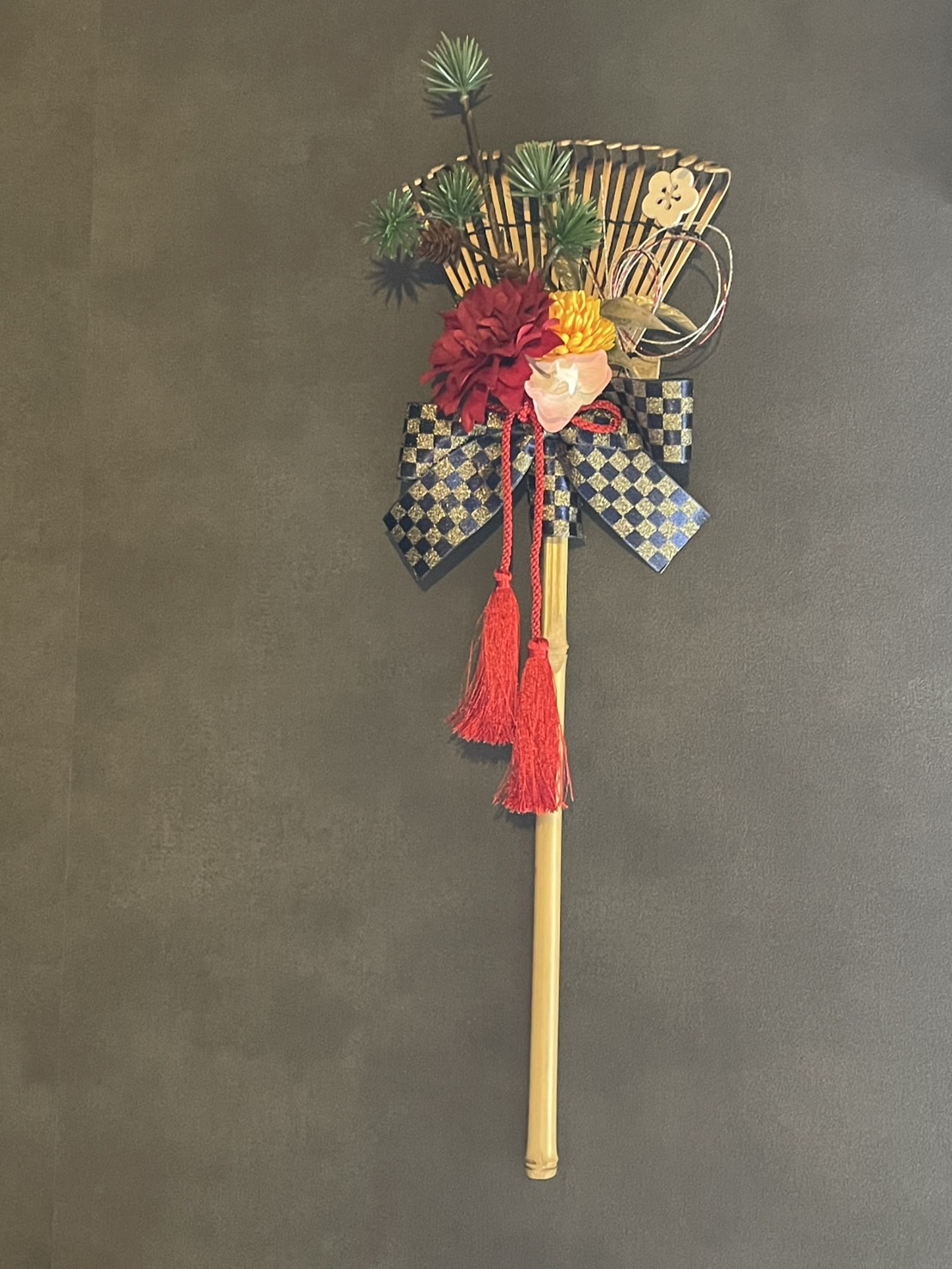 雑貨・工芸品 :: フラワーアレンジ :: お正月飾り【熊手アレンジメント